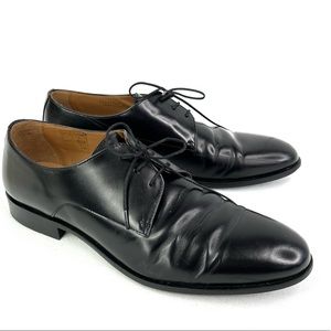 BOSS Hugo Boss Highline Derby Oxford Dress Shoe Black Leather Lace Up 11